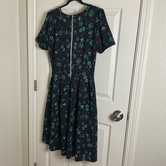 Lularoe Amelia Floral Print Women's Dress size X-Large - Picture 8 of 9